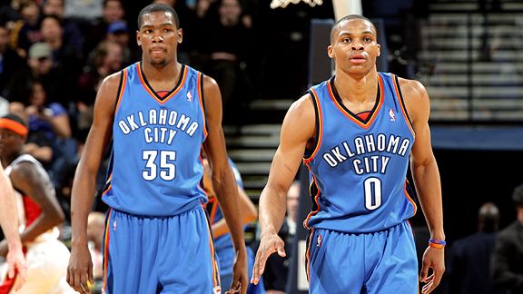russell westbrook and kevin durant. Fact, Russell Westbrook just